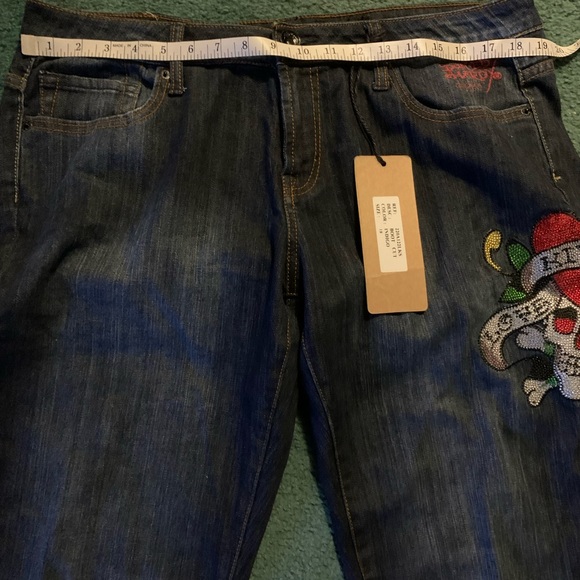 COPY - NWT ED HARDY Flared Jeweled Jeans - Picture 14 of 15